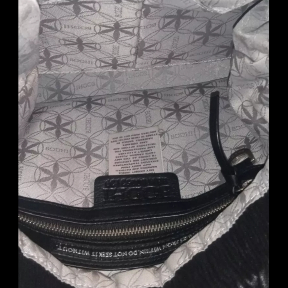 Bodhi Ruffle Silver Stud Leather Tote - Picture 2 of 3
